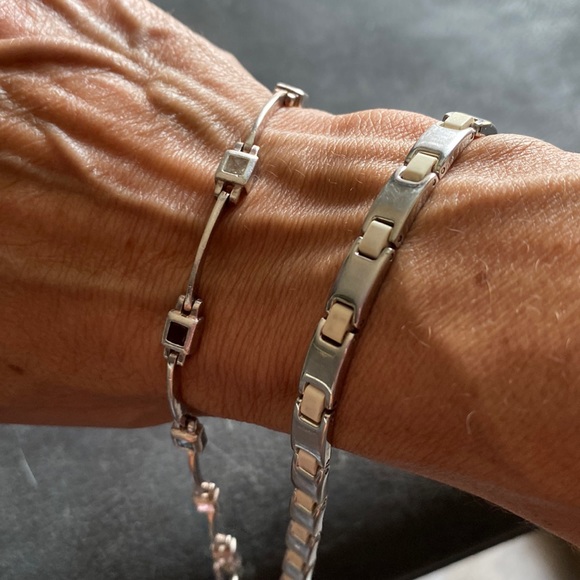 Italian Sterling silver bracelets - Picture 1 of 3